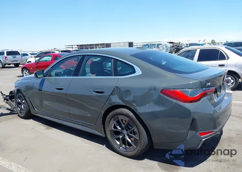 2023 BMW I4 Edrive 35 from USA, damaged, VIN WBY43AW05PFR38328